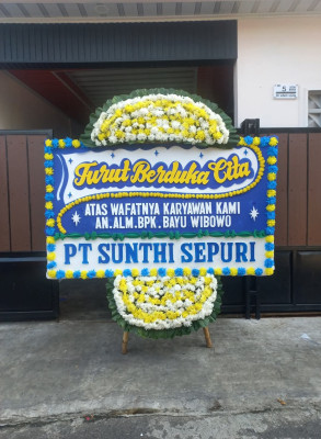 Papan Bunga Duka di Jeungjing